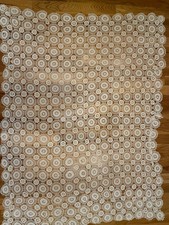 Vintage Lace Tablecloth 64 x83