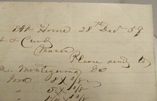 ANTIQUE 1859 LETTER SAMUEL EBENEZER BOTHWELL dooly county DRAYTON GEORGIA picture