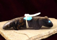 ZMT SALE -30% Old Style Zuni Mountain Lion Fetish by Lorandina Sheche picture