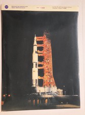 1970 NASA Press Photo Of Apollo 13 Space Vehicle Launch Pad A (8x10 Kodak) picture