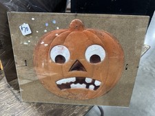 Antique Vintage Halloween German? Jack O Lantern Embossed Die Cut Decoration picture
