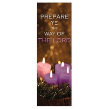 Prepare Ye The Way Of The Lord Banner Wonderful Addition To Advent, Lent, Easter picture