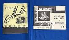 2 Vintage KRAUSS and EPPELSHEIMER ICE CREAM MOLDS CATALOGS c1940s picture