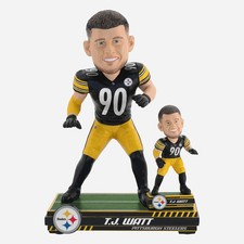 T.J. Watt Pittsburgh Steelers Magnetized Bobble Dubblz Bobblehead NFL Football picture