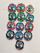Harley Davidson Museum Poker Chips - Complete Set of All Color Combinations picture