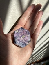 US Seller ~ Large Pink Purple Bicolor Ruby Sapphire Crystal ~ Madagascar 102g picture