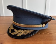 Vintage New Jersey State Police Chief Command  Dress Cap Hat Samzie’s Trooper NJ picture
