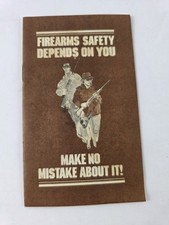 Vintage Booklet Firearms Safety picture