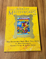 The Invincible Iron Man Marvel Masterworks Vol. 10 DM VARIANT 240 RARE OOP HC picture
