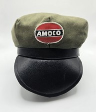 Vintage Amoco American Oil Co Gas Station Attendant Uniform Hat Salesman Sample picture