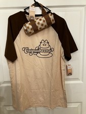 Pusheen Box Summer 2022 Lot Catuccino Raglan T-Shirt Size Large, Picnic Blanket picture