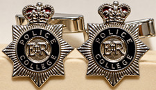 Vintage Australian Police College Cufflinks EII R Wallace Bishop Australia picture