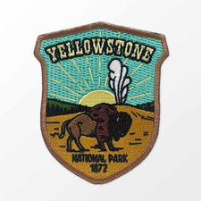 Yellowstone National Park  Patch Iron-On Applique Souvenir Gift picture