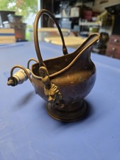 Vintage Dutch Copperware Made In Ireland Copper & Brass Scuttle Bucket picture