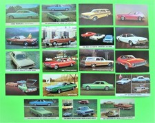 19 Diff RAMBLER / AMC FACTORY Dealer POSTCARD 1966 - Up JAVELIN Marlin SST Rogue picture