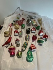 Antique unusually and unique Christmas ornaments Lot of  28 Umbrella Tea Pot picture