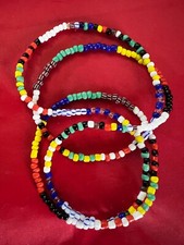 ELEKE Collar Oricha 7 potencias Santos Ileke Santeria Yoruba Collar Religioso picture