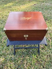 Vintage Davidoff Solid Mahogany Humidor – Handcrafted in Switzerland picture