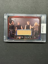 2026 Keepsake Bon Jovi #20 Fabric Artifact 85/89 Encased picture