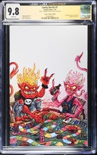 LUCKY DEVILS #1 2025 Image CGC x JSA 9.8 MegaCon J. LYMAN VIRGIN Variant LTD 500 picture