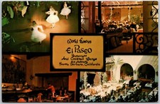 El Paseo Restaurant, Santa Barbara, California - Postcard picture