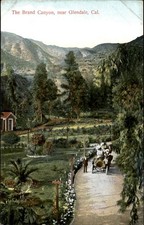 Glendale California CA Brand Canyon M. Rieder c1900s-10s Vintage Postcard picture
