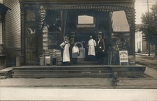 MOXIE Sign Corner Grocery Store ALTOONA PA Blair County RPPC Photo Postcard COPY picture