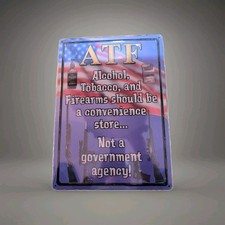 ATF Metal Sign for Home Decor Hunt Club Man Cave Wall Art  12