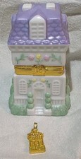 Lenox Heart And Home Treasure Box 2000 Trinket Box & Charm - RARE - EXCELLENT  picture
