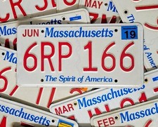 15 Random Massachusetts License Plates Expired Fast Ship picture