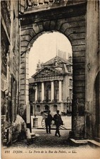 Dijon France La Porte de la Rue du Palais Divided Back Postcard c1910 LL picture