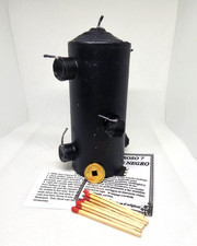 7 WICKS BLACK CANDLE / VELA PODEROSA 7 MECHAS NEGRO TUMBA TRABAJOS REVIERTE MAL picture