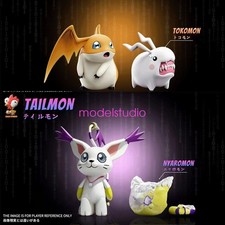 DaiJi Studio Digimon Tokomon Model Pre-order Nyaromon Tailmon Painted H4cm New picture
