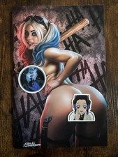 HARLEY QUINN FULL RISQUÉ Virgin Variant Exclusive Fernando Rocha Limited To 100 picture