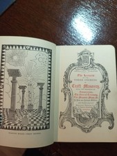 1906 Emulation Working The Lectures Three degrees Craft Freemasonry masonic/854 picture