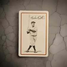 1978 Landman Babe Ruth 3 of Clubs Playing Card picture