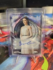 2024 Topps Star Wars Chrome Leida Mothma Auto Logofractor /77 Bronte Carmichael picture