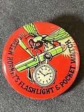Green Hornet Bruce Lee Pin Back Button Promo 1966 The Flashlight & Pocket Watch picture