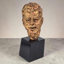 Vintage Alva Studios Museum Replicas John F. Kennedy JFK Bust by Robert Berks   picture