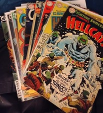 Lot Of 11 DC WAR Comic Books G.I. Combat and Our Fighting Forces Silver & Bronze picture