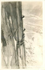 1930s Nevada Scalers Boulder Dam Construction RPPC Postcard 25-10355 picture