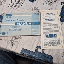 Original 1976 GMC Truck 1500 2500 3500 Owners Operators Drivers Manual  picture