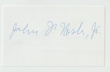 John Forbes Nash Jr Nobel Prize Economics Game Theory Signed Autograph picture