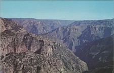 Chihuahua Panoramic view of the Urique Canyon Roberto Studio Postcard picture