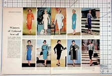 Vintage 1950s Magazine Page Colossal Sew-off Fashion Women Home Sewing Club picture