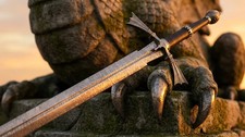 39'' Dark Sister Inspired Fantasy Sword Daemon Targaryen Valyrian style Replica picture