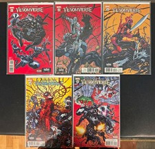 Venomverse #1-5 COMPLETE SET + War Stories #1 VARIANT Marvel Venom 2017 picture