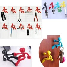 2pcs Creative Fun Magnetic Man Climbing Fantastic Magnetic Key Holder Plate picture