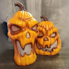 Haunted Living Talking Light Up Lowes Exclusive Halloween Pumpkins *Video RARE picture
