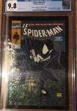 Spider-Man #13 CGC 9.8 Todd McFarlane Black Suit Panini Mexico 2023 Variant picture